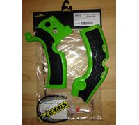 Acerbis X-Grip Frame Protector Guards Green For Kawasaki KX 450 F 2009-2018