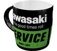 Kawasaki Motorbike Mug, Nostalgic Art Kawasaki Service Motorcycle Mug, Tea Mug