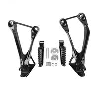 Kawasaki Rear Passenger Foot Pegs Bracket Compatible with Kawasaki Ninja ZX6R 2005-2008, ZX636 2005-2006 (Black)