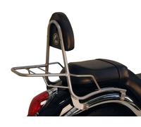 Kawasaki VN900 Classic/Custom Vulcan Sissybar with Rear Rack - Chrome BY H&B