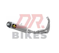 Kawasaki Z 650 2021-2023 Arrow Indy Race aluminium full system with carby end ca