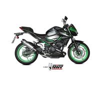 Mivv Ak-1 Kawasaki Z500/se 2024-2025 Homologated Slip On Muffler Silver Homologated
