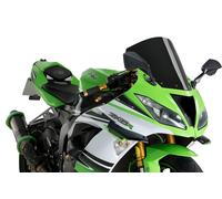 Kawasaki ZX6R 636 2013-2023 Puig R-Racer Screen Windshield Black Opaque
