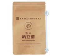 Kawashimaya Natto Starter Spores Powder 0.1 oz (3g), Can make up to 10-30kg Natto, Made From Organic Soybean Extract