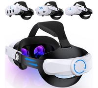 Kawaye Comfort Head Strap for Quest 3S/Quest 3/Quest 2, VR Headset strap for Oculus Head Strap Enhanced Support Reduce Pressure, White, Head Strap