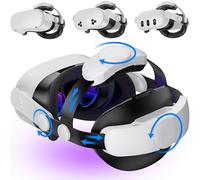 Kawaye Head Strap Compatible with Meta Quest 2, Double Knob Adjustable Comfortable Head Strap for Oculus Quest 2, Enhanced Support & Comfort Head Strap Accessories, Replacement for Elite Strap, MQ2000