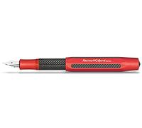 Kaweco AC Sport Fountain Pen Red Aluminium Carbon Ink Cartridge Gift Box 12.5 cm M Nib