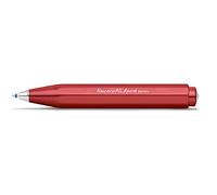 Kaweco AL SPORT Ball Pen Deep Red I Retractable Ballpoint Pen in Classic Design with Standard D1 Refills I Aluminium Ball Pen 10.5 cm