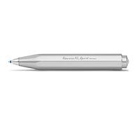 Kaweco AL SPORT Ball Pen Silver I Retractable Ballpoint Pen in Classic Design with Standard D1 Refills I Aluminium Ball Pen 10.5 m