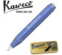 Kaweco AL SPORT Ball Pen Stonewash Blue I Retractable Ballpoint Pen in Classic Design with Standard D1 Refills I Aluminium Ball Pen 10.5 cm