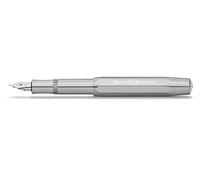 Kaweco AL SPORT Fountain Pen Raw I Premium Fountain Pen for Ink Cartridges I Exclusive Fountain Pen 13 cm I Nib: F (Fine)