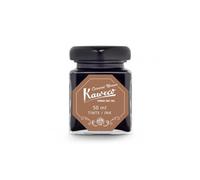 Kaweco Ink Bottle 50 ml Caramel Brown I Premium Ink for Fountain Pen in Glass I with Kaweco Quality Seal I Vegan Cruelty Free Water Soluble Calligraphy Lettering Writing