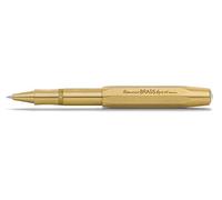 Kaweco BRASS SPORT Gel/Ballpoint Pen I Pen Including 0.7 mm Rollerball Pen Refill for Left-Handed and Right-Handed Users in Classic Design with Ceramic Ball I Gel Rollerball 13.0 cm in Brass