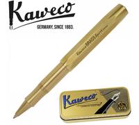 Kaweco Brass Sport Rollerball Pen - Black Ink - Supplied in Gift Tin