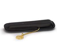 Kaweco Classic 2-Pen Black Leather Pouch I Pen Case Suitable for The Sport Series I Writing Case Made of Genuine Leather with Beautiful Embossing I Chic & Classic Pen Pouch 12 x 4.5 cm
