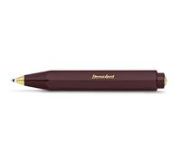 Kaweco CLASSIC SPORT Ball Pen Bordeaux I Retractable Ballpoint Pen with Standard D1 Refills
