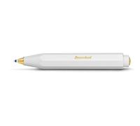 Kaweco CLASSIC SPORT Ball Pen White I Retractable Ballpoint Pen with Standard D1 Refills I Exclusive Biro 10.5 cm