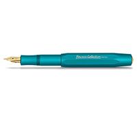 Kaweco Collection Iguana Blue Fountain Pen - Gold-Plated Steel Nib with Iridium Tip - Medium (M) Nib