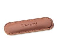 Kaweco Eco Leather 2 Pen Pouch LILIPUT Brandy I Pen Case Suitable for The Liliput Series I Writing Case Made of Genuine Leather with Beautiful Embossing I Chic & Classic I Pen Case 10.7 x 4 cm