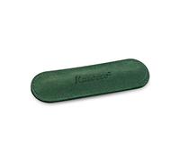 Kaweco Eco Velour Leather 1 Pen Pouch Sport Green I Pen Case Suitable for The Sport Series I Writing Case Made of Genuine Leather with Beautiful Embossing I Chic & Classic I Pen Case 12 x 3.5 cm