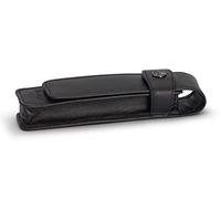 Kaweco Flap Pouch for 1 Pen Black Leather Pouch Sport I Pen Case Suitable for The Sport Series I Writing Case Made of Genuine Leather I Chic & Classic Pen Pouch I Pen Pouch 10 x 3.5 cm