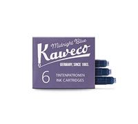Kaweco Fountain Pen Ink Cartridges Midnight Blue Pack of 6 | Premium Ink Cartridge Fountain Pens with Short Standard Cartridges in Midnight Blue | Set of 6 Fountain Pen Cartridges
