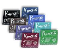 Kaweco Fountain Pen Ink Cartridges Short, 8 Colors, 8 x 6 Pieces