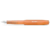 Kaweco FROSTED SPORT Fountain Pen Soft Mandarine I Premium Fountain Pen for Ink Cartridges I Exclusive Fountain Pen 13 cm I Nib: M (Medium)