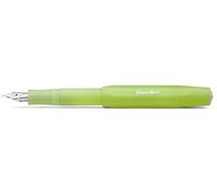 Kaweco FROSTED SPORT Fountain Pen Fine Lime I Premium Fountain Pen for Ink Cartridges I Exclusive Fountain Pen 13 cm I Nib: F (Fine)