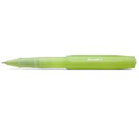Kaweco FROSTED SPORT Gel/Ballpoint Pen Fine Lime I Pen Including 0.7 mm Rollerball Pen Refill in Sommery Design with Ceramic Ball I Premium Gel Roller 13 cm