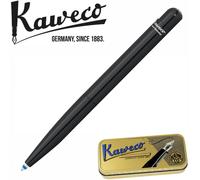Kaweco LILIPUT Ball Pen Black I Retractable Ballpoint Pen with Standard D1 Refills in a Tin Box I Metal Ball Pen 9.8 cm