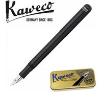 Kaweco Liliput Fountain Pen Black - Blue Ink - Gift Tin - Assorted Nib Sizes