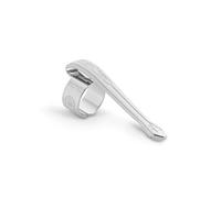 Kaweco Liliput Nostalgic Clip in Silver for Liliput Fountain Pen with Cap 9,5mm Diameter I Fountain Pen Holder with Subtle Logo as Accessory I Ball Pen with Cap Holder Made of Bronze I Silver