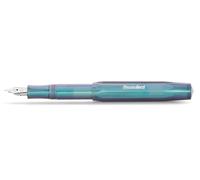 Kaweco LUNAR SPORT Fountain Pen Shadow Blue I Nib: B (Broad) | Shimmering, Colour-Changing Iridescent Reservoir Pen for Ink Cartridges. Lightweight 12.7 cm Stylograph made of ABS-Material