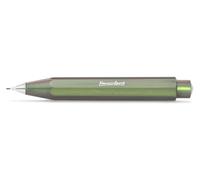 Kaweco LUNAR SPORT Mechanical Pencil Shadow Green I with 0.7 mm HB Refill | Shimmering, Colour-Changing Iridescent Pocket-Sized Pencil. Lightweight 10.7 cm Retractable Pen made of ABS-Material