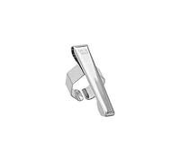 Kaweco Pen Clip Sport Octagonal in Silver for Sport, Calligraphy and Sketch Up Series I Pen Holder with Subtle Logo as Accessory | Pen Holder Made of Stainless Steel I Chrome