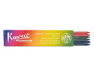 Kaweco Pencil All-Purpose Pen Refills 3.2 mm Mixed Colours Pack of 6 | Replacement Pencil Colorful Leads for Clutch Pencil | 2 x Green, 2 x Blue, 2 x Red | Pencil Leads 6 Pieces 3.2 mm Mix