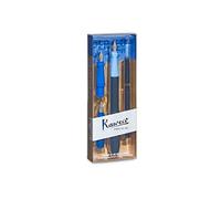 Kaweco Perkeo 10002092 Calligraphy Set Plastic 1.1 mm 1.5 mm 1.9 mm Size 15.5 cm Blue