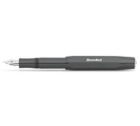 Kaweco SKYLINE SPORT Fountain Pen Grey I Premium Writing Pen for Ink Cartridges 13 cm in Modern Design and Colour I Nib: M (Medium)