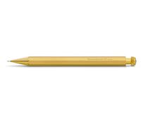 Kaweco Special Mechanical Pencil Brass 0.5 mm I Lead Pencil Made of Brass I Push Lead Pencil 14 cm I Refillable Pencil with Eraser