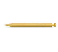 Kaweco Special Mechanical Pencil Brass 0.7 mm I Lead Pencil Made of Brass I Push Lead Pencil 14 cm I Refillable Pencil with Eraser