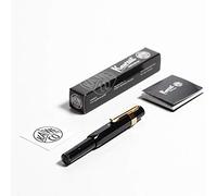 Kaweco Sport Classic Fountain Pen Black, Fine Nib Sport Octagonal Clip Gold