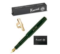 Kaweco - Sport Classic Green Pen Set - Fine Nib (F) - Octagonal Clip Gold and User Manual