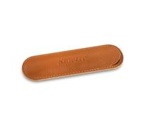 Kaweco Eco Leather 1 Pen Pouch Sport Brandy I Pencil Case Suitable for The Sport Series I Writing Case Made of Genuine Leather with Beautiful Embossing I Chic & Classic I 12 x 3.5 cm