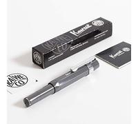 Kaweco Sport Skyline Fountain Pen Grey, Fine Nib Sport Octagonal Clip Chrome