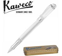Kaweco Student Rollerball Pen Transparent - Black Ink Medium - Gift Tin