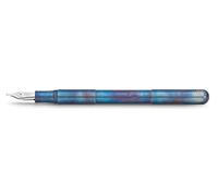 Kaweco Supra Fireblue 10002066 Fountain Pen Stainless Steel Blue Stroke Width BB Size 16.5 cm
