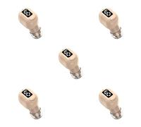 kawehiop Stylish Wireless Bluetooth Earbud 3 Headset for Smart Phone Trendy and Functional, Skin Color, 5Set