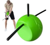 KAWFLYQA The Connector Golf Training Aid, Swing Trainer for Posture Correction Practice, Golf Training Aids Helps Train Proper Swing Mechanics, Arm Structure, for Golfers at All Levels (Green) (Green)