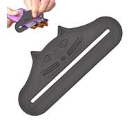 Kawiithn Cat Food Pouch Squeezer, 3D Printing Cat Treat Squeezer, Easy Dispensing Portable Feeding Pouch Squeezers Sauce Bag Scraper for Sauce Bag Home Kitchen Kittens Dogs Pet Lovers Cooking Eating